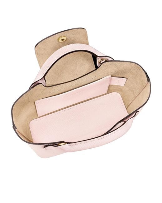 Longchamp Pink Top Handle Shoulder Bag