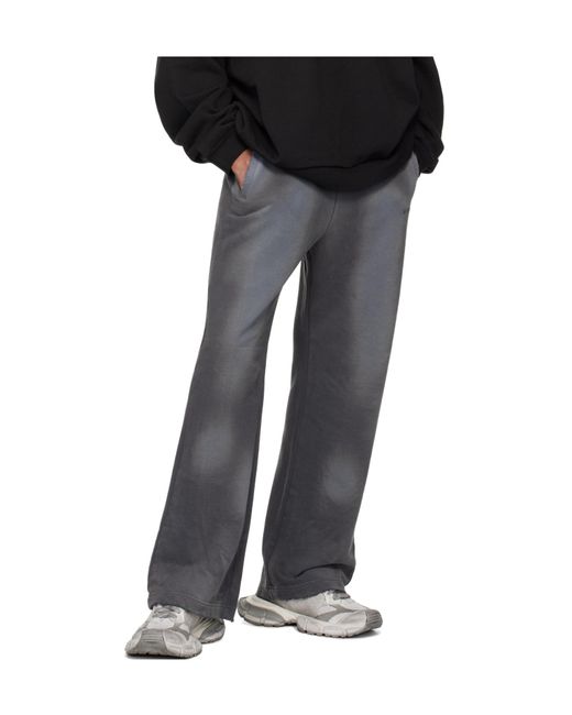 we11done Gray Elastic Waist Casual Pants for men