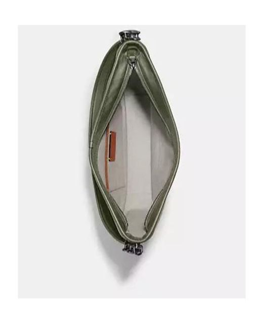 COACH Green Soft Tabby Shoulder Bag