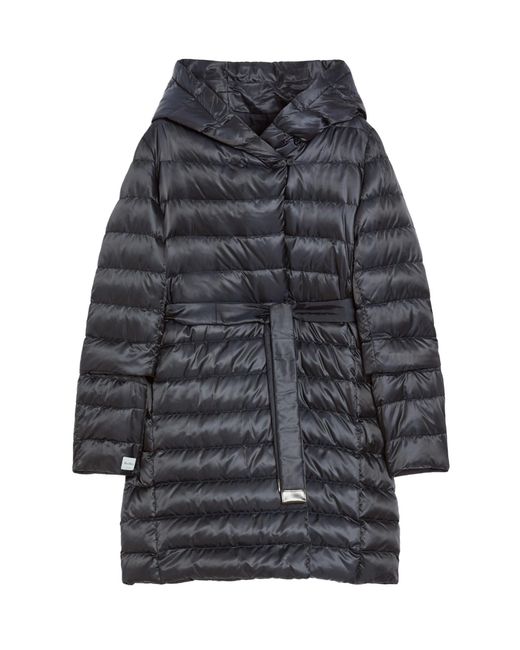 Max Mara Gray Reversible Down Jacket