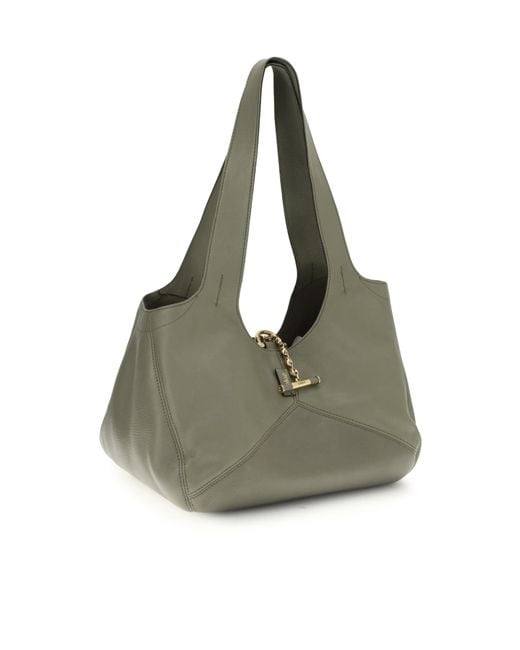 Chloé Gray Chloé Balloon East-West Tote Bag