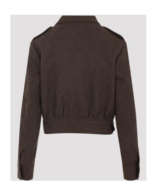 Ralph Lauren Gray Maddison Bomber Jacket