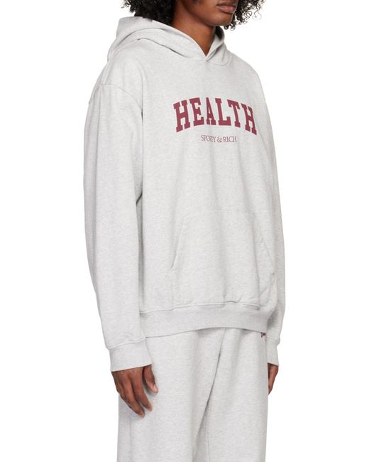 Sporty & Rich White Long-Sleeved Sweater for men