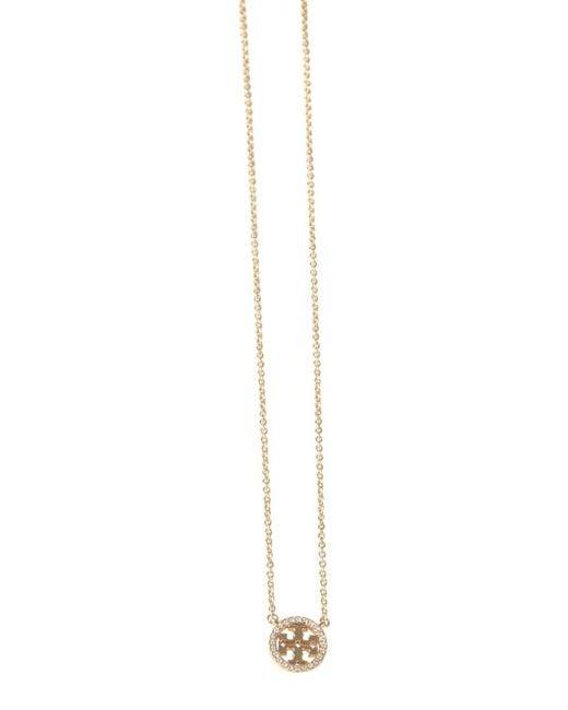 Tory Burch White Miller Delicate Necklace