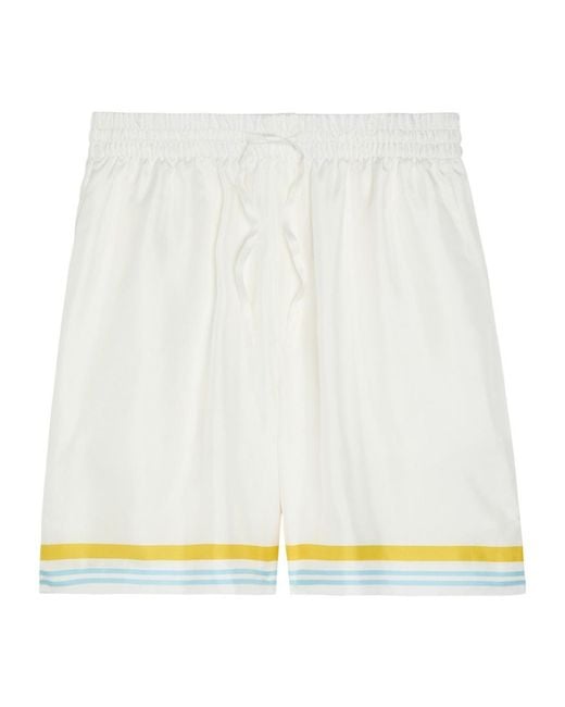 Casablanca Natural Twill Shorts for men