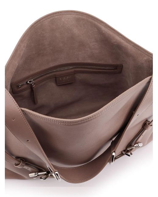 Givenchy Gray Buckle Shoulder Bag