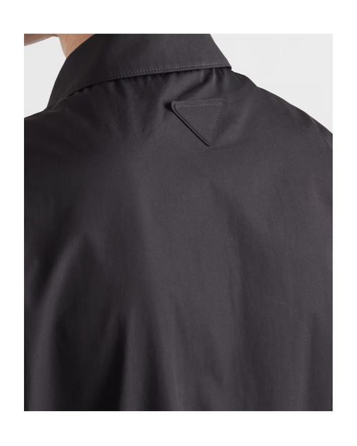 Prada Black Long-Sleeved Zipped Jacket for men