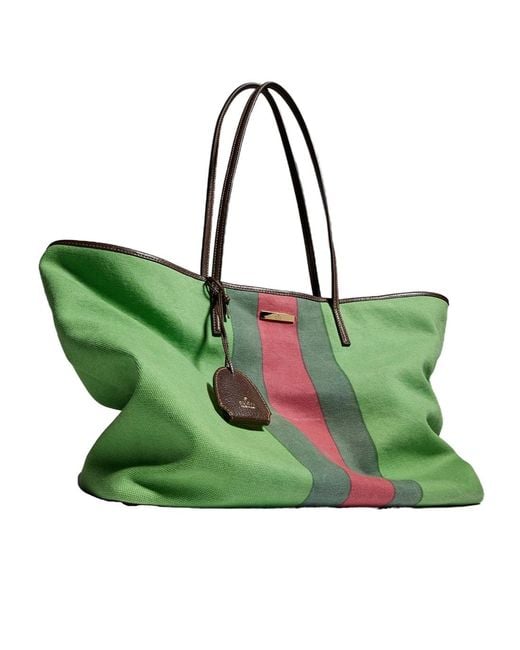 Gucci Green Tribeca 'Cannes' Large Tote