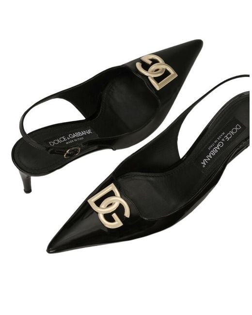 Dolce & Gabbana Black Slack-Heels