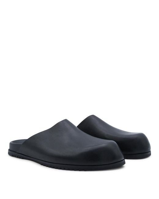 Rick Owens Blue Slip-On Sandals for men