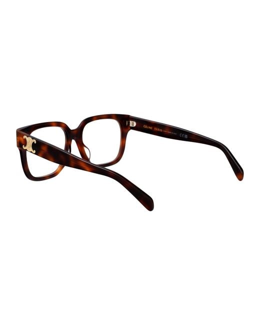 Céline White Full-Rimmed Plano Lenses