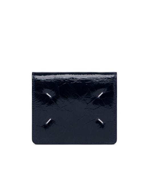 Maison Margiela Blue Four Stitches Wallet Clip