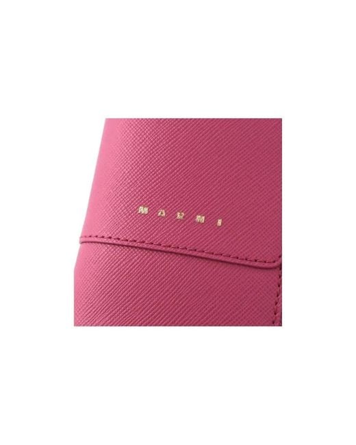 Marni Pink Folding Wallet