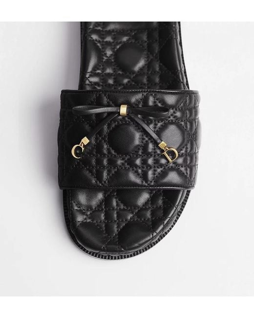 Dior Black Cannage Slide