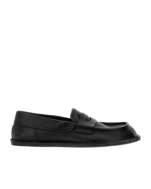 Moschino Black Round-Toe Slip-On Loafers for men