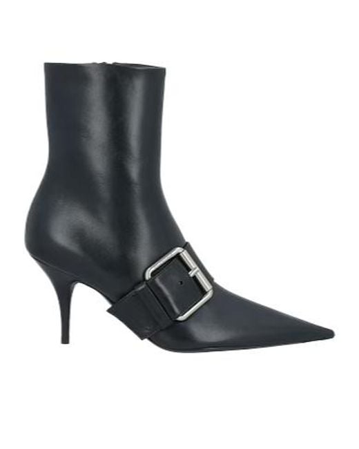 Balenciaga Black Ankle Boots