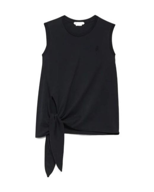 J.W. Anderson Black Jw Anderson Hem Knot Tank Top