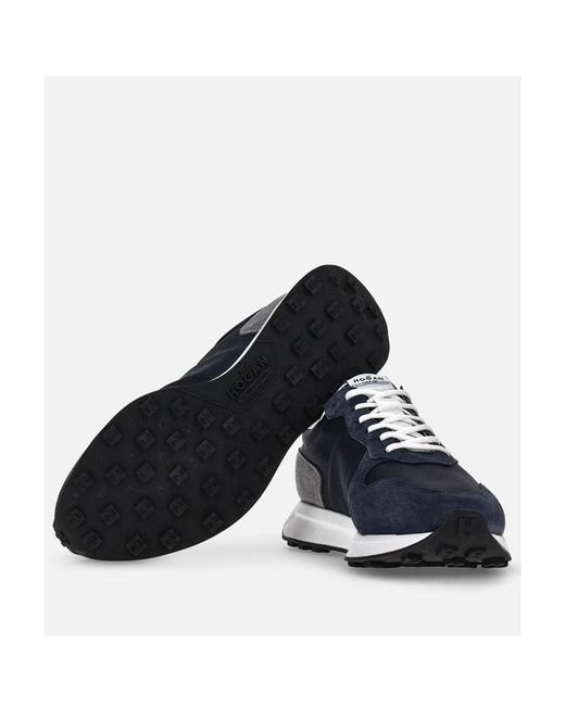 Hogan Blue H601 Lace-Up Sneakers for men