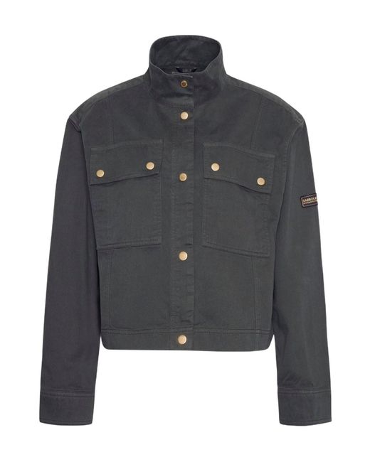 Barbour Gray Sierra Jacket