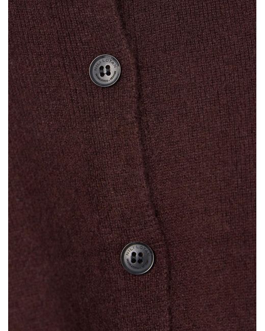 Nili Lotan Purple March Cashmere Cardigan