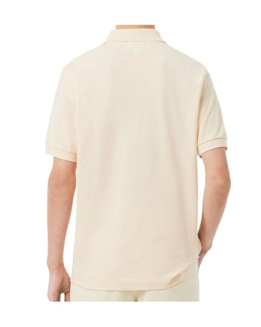 Lacoste White Classic Fit L.12.12 Original Polo Shirt for men