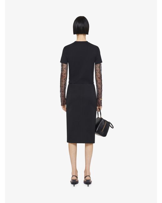Givenchy Black 4G Plaque Mini Skirt
