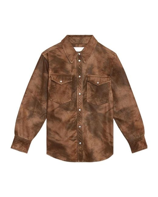 Isabel Marant Brown Étoile Karima Long Sleeved Shirt