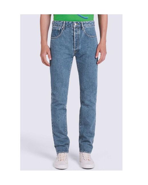 KENZO Blue Baraslim Fit Jeans for men