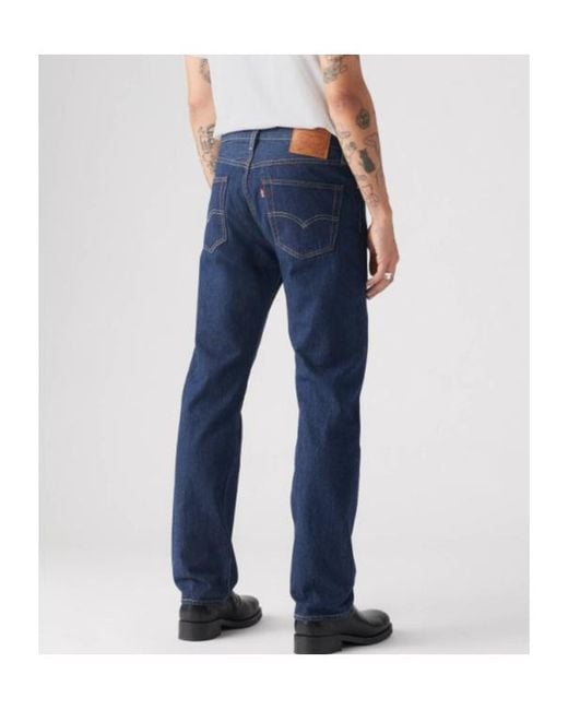 Levi's Blue 501 Original Fit Jeans for men