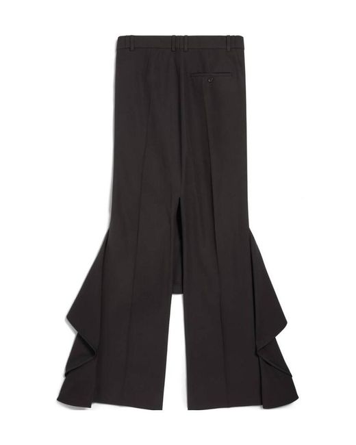 Balenciaga Black Deconstructed Godet Skirt
