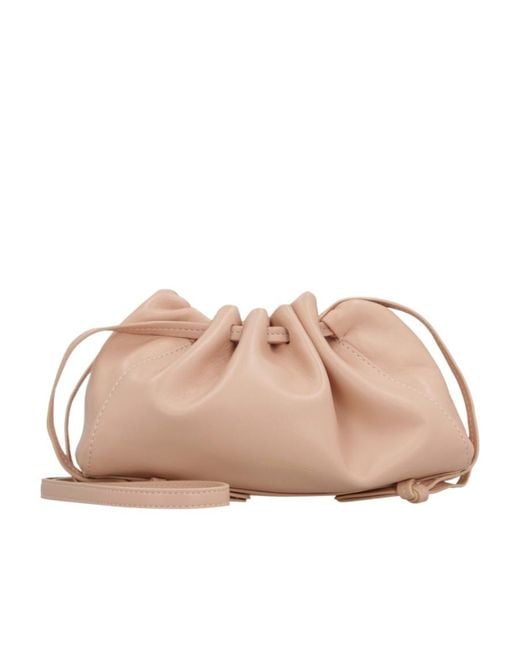 Mansur Gavriel Pink Bloom Drawstring Mini Clutch Bag