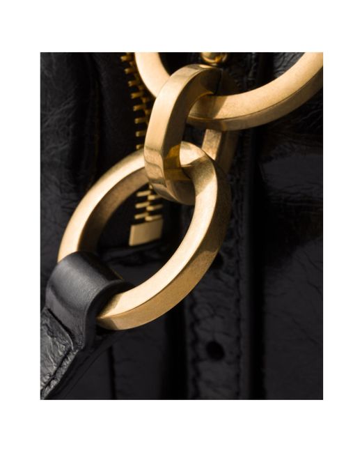 Prada Black Trunk Zipped Handbag