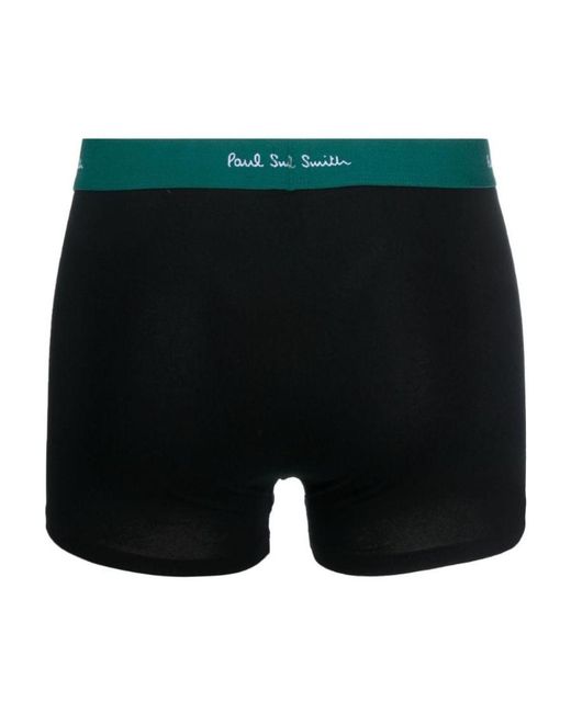 Paul Smith Black Branded Boxers 5 Pack for men