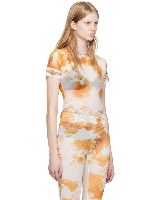 OTTOLINGER Metallic Item O-Neck Short-Sleeved T-Shirt
