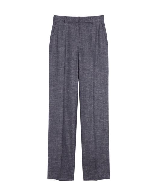 Max Mara Blue Studio Eziana Straight Leg Pants