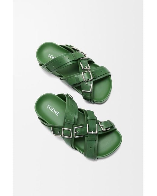 Loewe Green Type Fussbett Sandal for men
