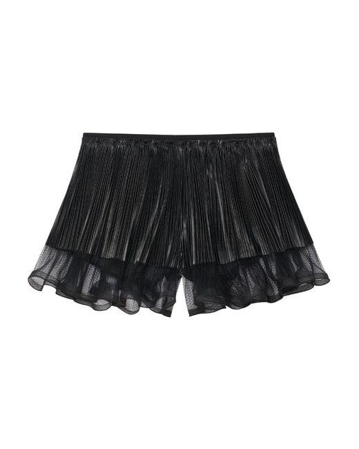 Givenchy Black Ruffled Shorts