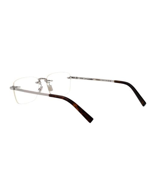 Dior Natural Eyewear Rectangular Frame Glasses for men