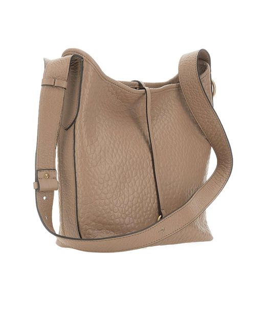 Gianni Chiarini Natural Carla Textured Shoulder Bag