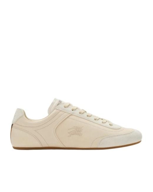 Burberry White Knight Runner Sneakers for men
