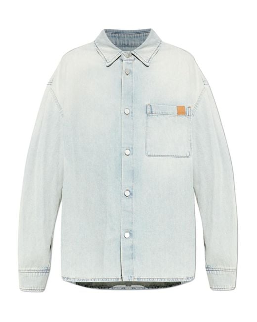 DARKPARK Blue Long Sleeve Shirt for men