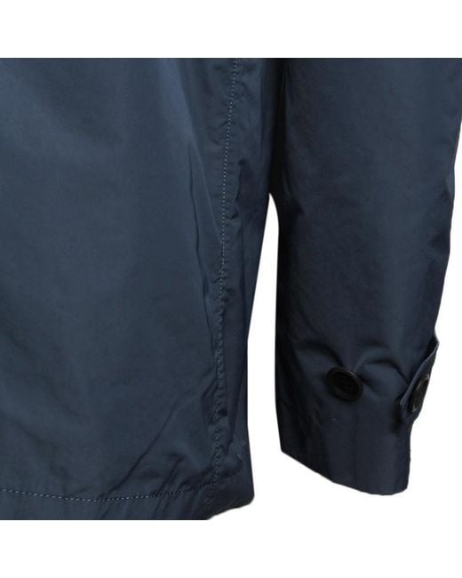 Burberry Blue Hooded Casual Jacket for men
