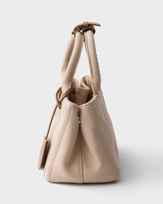 Prada Natural Jardinière Mini Tote Bag