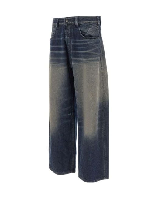 DIESEL Blue 1997 D-Enim Relaxed Jeans for men