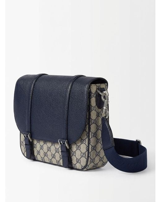 Gucci Blue Gg Crossbody Bag for men