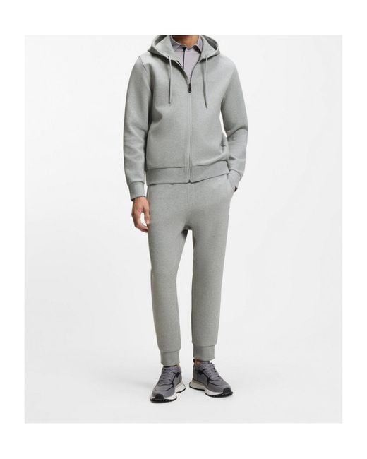 Boss Gray Hooded Sweatshirt for men
