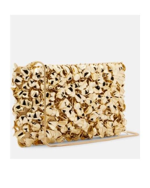Jonathan Simkhai Metallic Reese Small Embellished Clutch