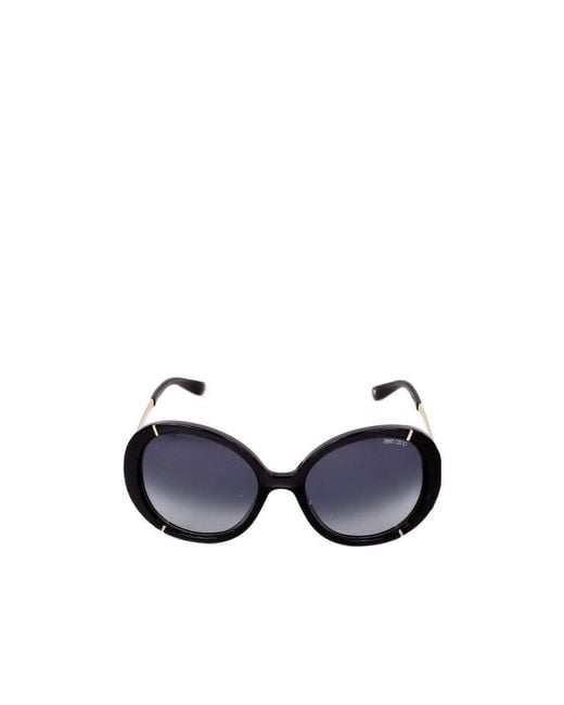 Jimmy Choo Blue Logo Sunglasses