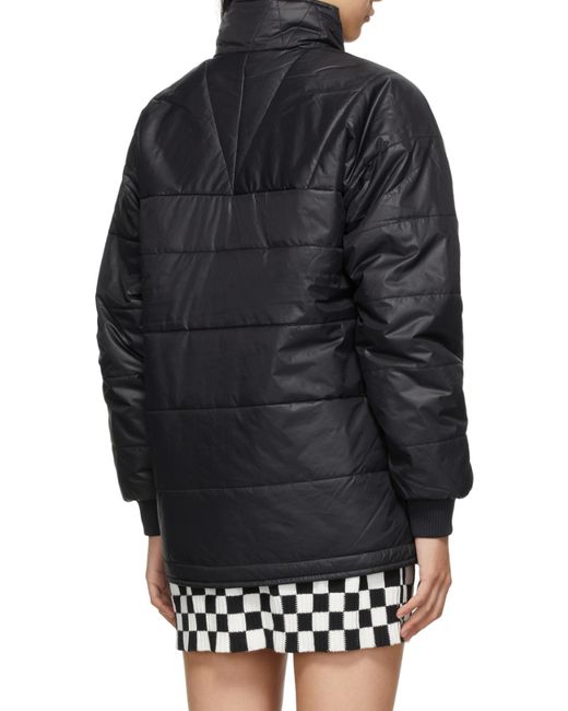 KENZO Black Logo-Print Puffer Jacket
