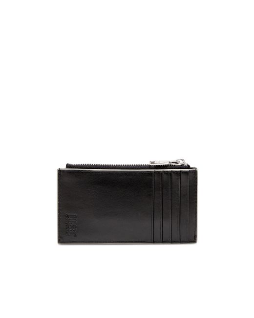 DIESEL White 1Dr Zipped Card Holder